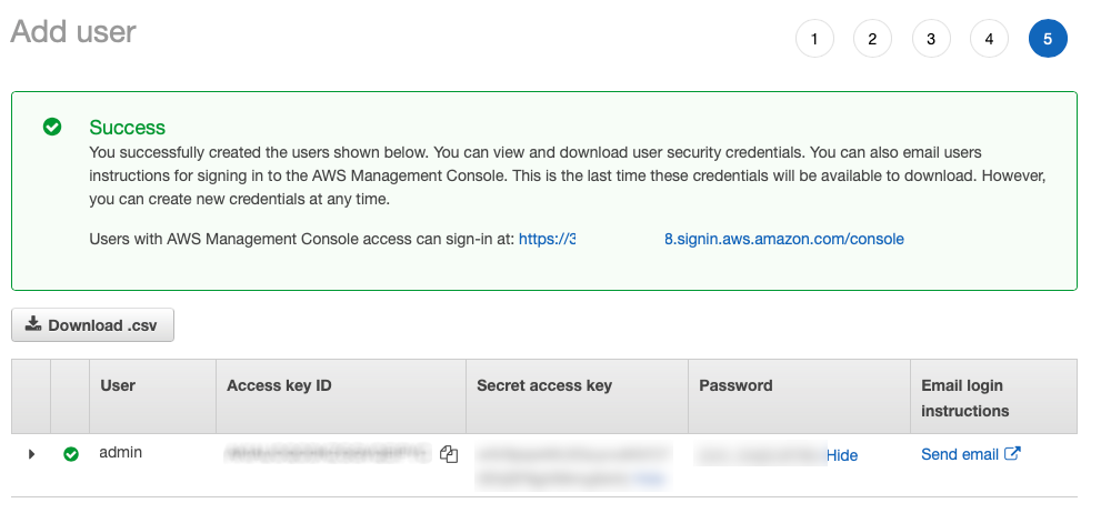 aws account creation step 3