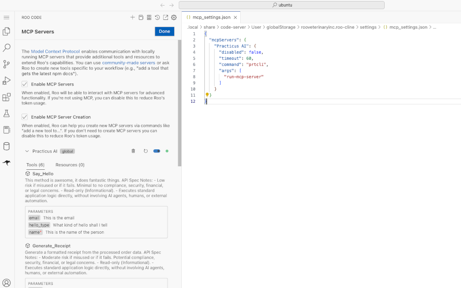 Roo Config